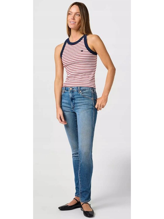 Wrangler Wrangler Jeansy Piper Niebieski Slim Fit