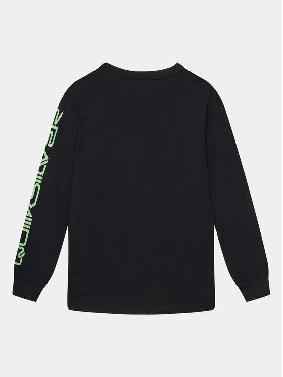 Quiksilver Quiksilver Palaidinė Omnilogo Tees EQBZT04665 Juoda Regular Fit