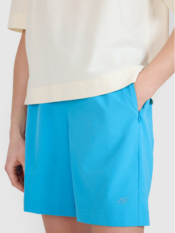 4F 4F Bavlnené šortky BEACHWEAR BASIC Modrá Regular Fit