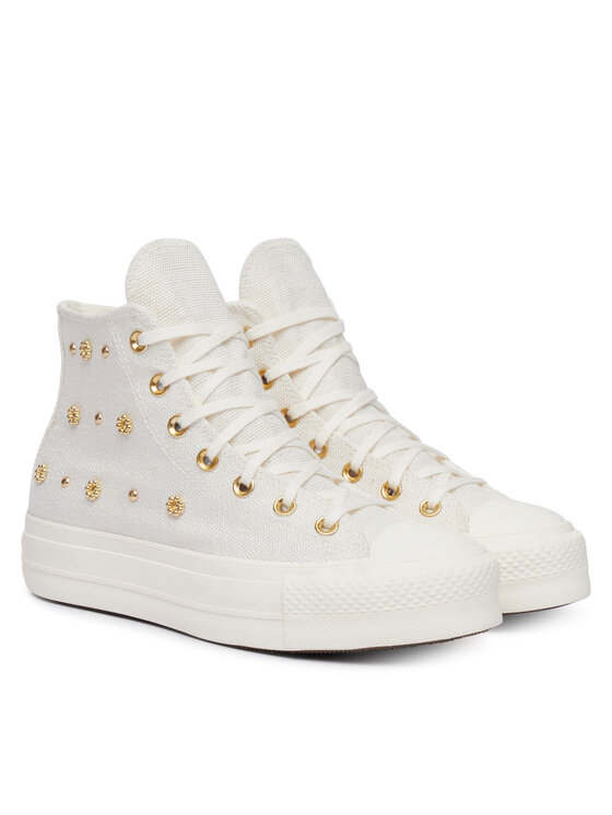 Converse Converse Кецове Chuck Taylor All Star Heathered Glam A16892C Екрю