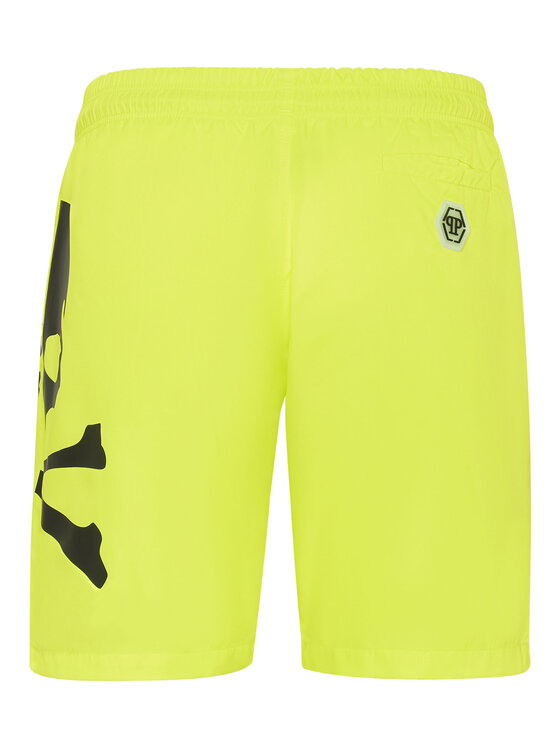 PHILIPP PLEIN PHILIPP PLEIN Spodnie materiałowe 10415 Żółty Comfort Fit