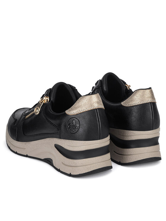 Rieker Rieker Halbschuhe N9301-00 Schwarz