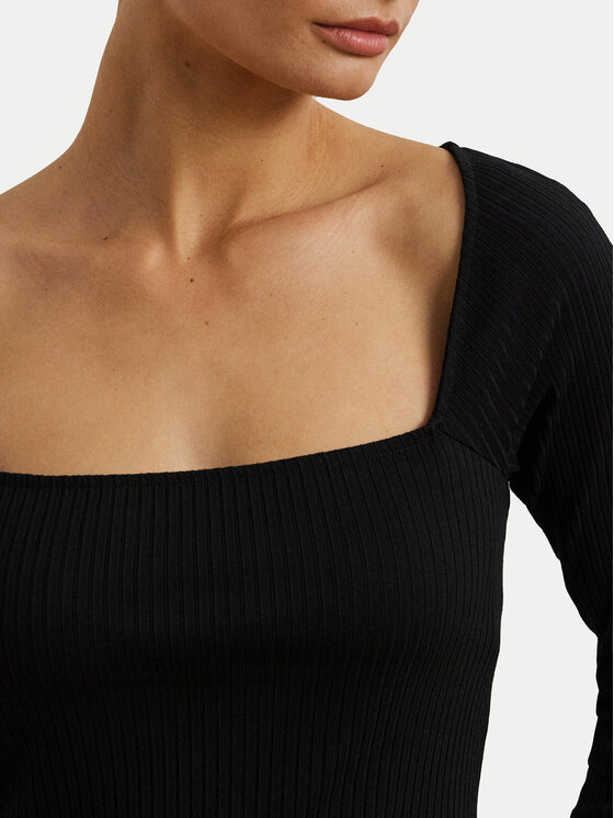 LAUREN RALPH LAUREN LAUREN RALPH LAUREN Rochie tricotată 200978539001 Negru Slim Fit