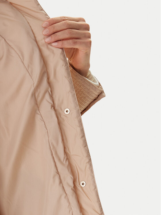 Fracomina Fracomina Cappotto di transizione FR25WC3004O45301 Beige Regular Fit