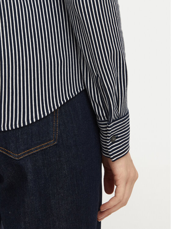 Tommy Hilfiger Tommy Hilfiger Marškiniai WW0WW43528 Tamsiai mėlyna Slim Fit
