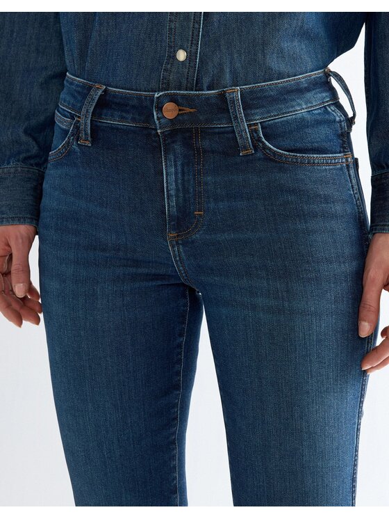 Wrangler Wrangler Jeansy STRAIGHT Niebieski Straight Leg