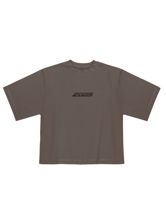 2005 2005 T-Shirt Core Brązowy Oversize
