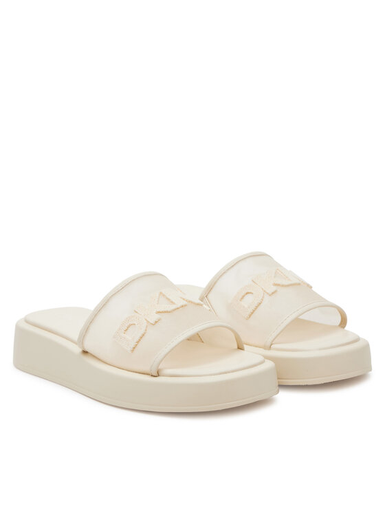 DKNY DKNY Klapki K2500541 Écru