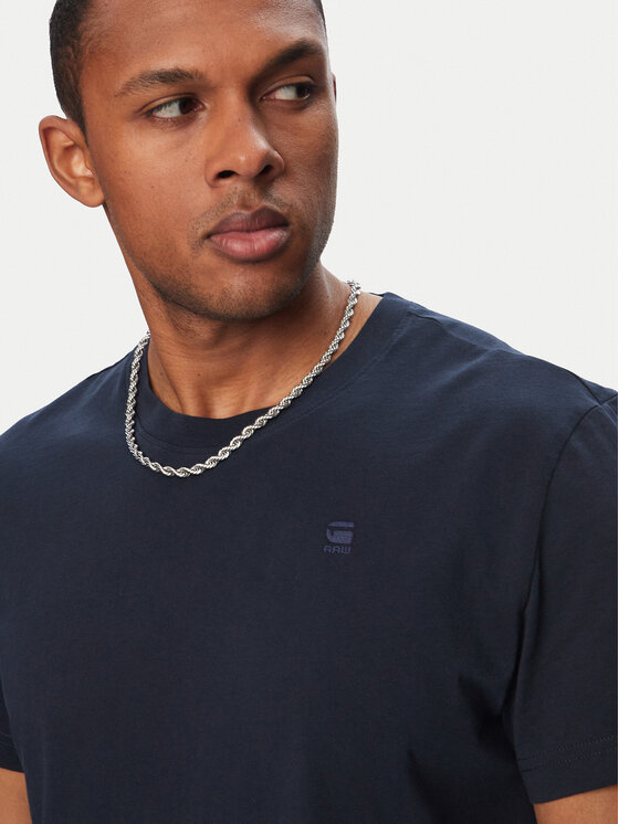 G-Star Raw G-Star Raw Majica Base-S D16411-336 Mornarsko modra Regular Fit