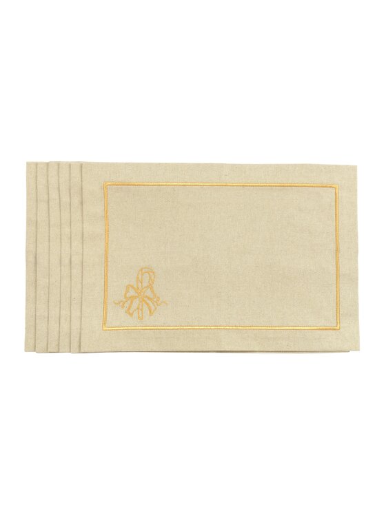Roseberry Home Roseberry Home Podkładka na stół Candy Cane Goldenline Złoty