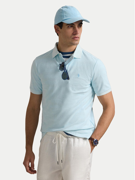 Polo Ralph Lauren Męskie Polo, rozmiar XXL, Błękitne, 710969626002