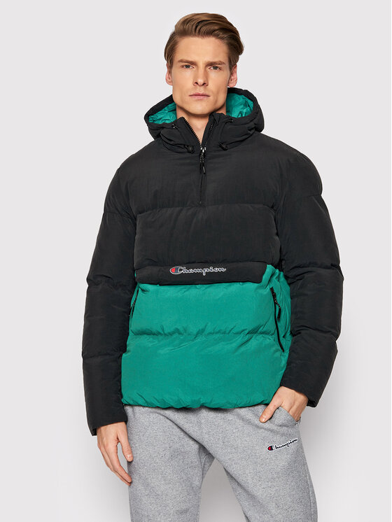 Champion Anorak Script Logo 216733 Schwarz Regular Fit Modivo