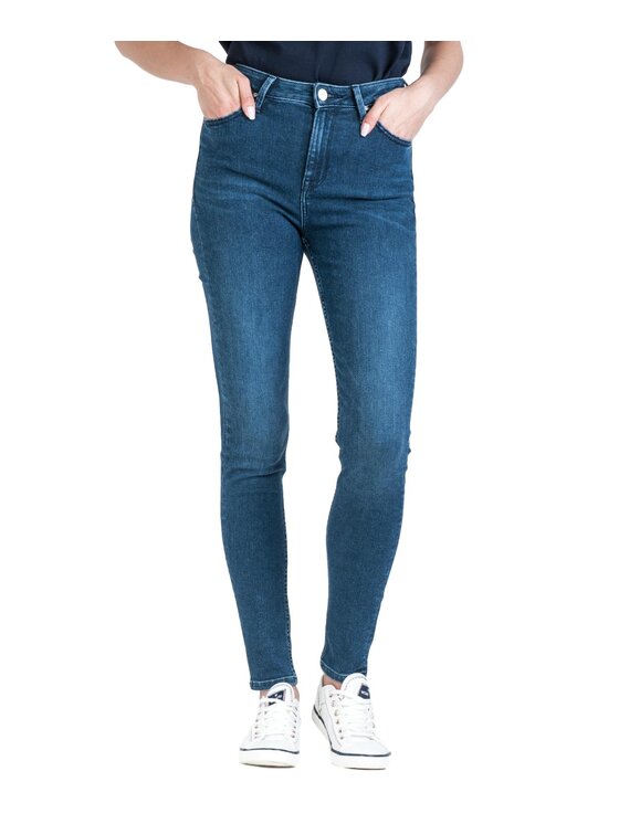 Lee Lee Jeansy L626LSJQ Niebieski Skinny Fit