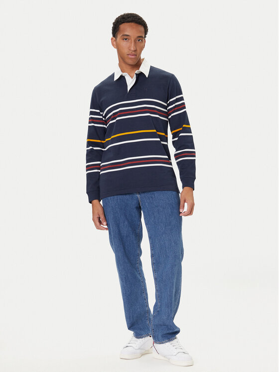 Levi's® Levi's® Polo marškinėliai Union Rugby A4845-0033 Tamsiai mėlyna Relaxed Fit