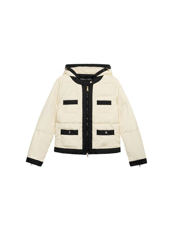 Oltre Oltre Giubbotto piumino F903R001512N0Z3 Bianco Boxy Fit