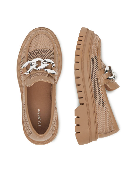 DeeZee DeeZee Loaferice 60062D-2 Smeđa