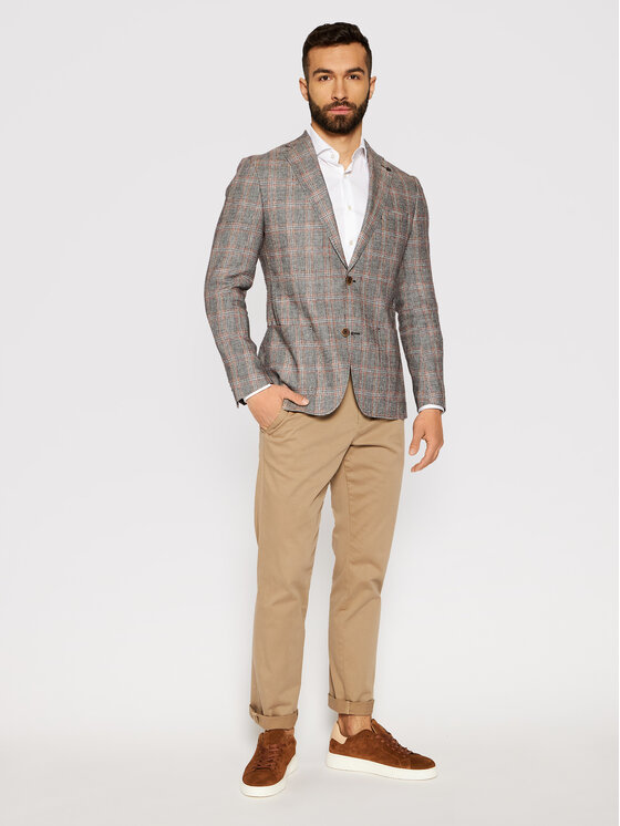 Giacca da abito 3392-00 Marrone Regular Fit