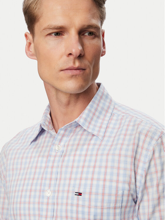 Tommy Jeans Tommy Jeans Риза DM0DM22791 Светлосин Regular Fit