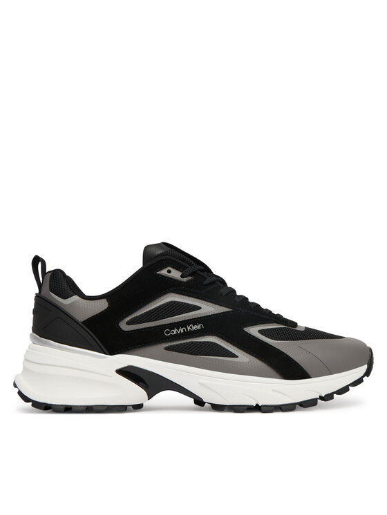 Calvin Klein Calvin Klein Sneakersy Hike Runner Ck Stripe Mix Ny-Su HM0HM02220 Czarny