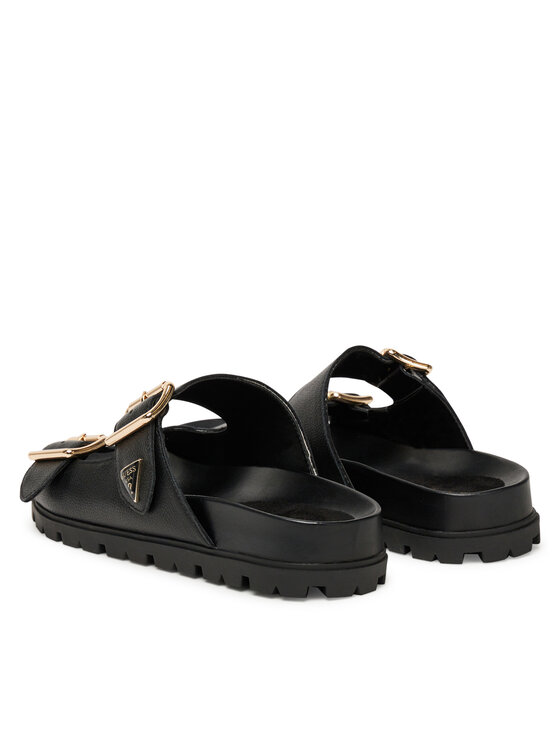 Guess Guess Παντόφλες FLTFST LEA03 Μαύρο