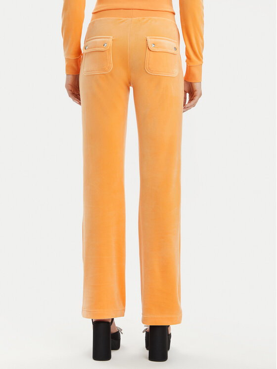 Juicy Couture Juicy Couture Melegítő alsó Del Ray JCAP180 Narancssárga Regular Fit