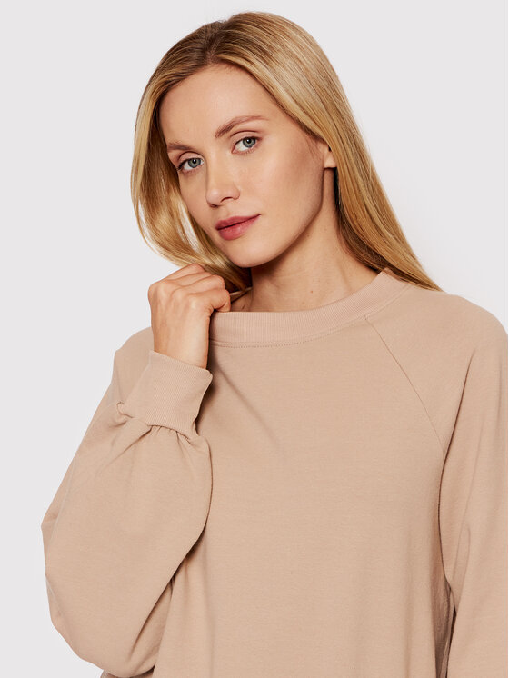 DeeZee DeeZee Μπλούζα BLD0001 Μπεζ Relaxed Fit