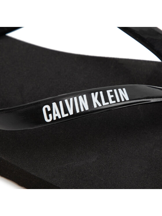 Calvin Klein Swimwear Calvin Klein Swimwear Čības uz pirksta FF Sandals KW0KW01032 Melns
