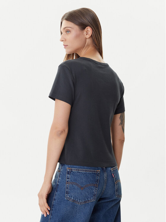 Levi's® Levi's® T-krekls Rickie 001Z9-0008 Melns Slim Fit