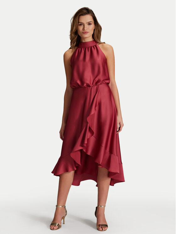 Swing Swing Rochie cocktail 5AH04500 Roșu Regular Fit