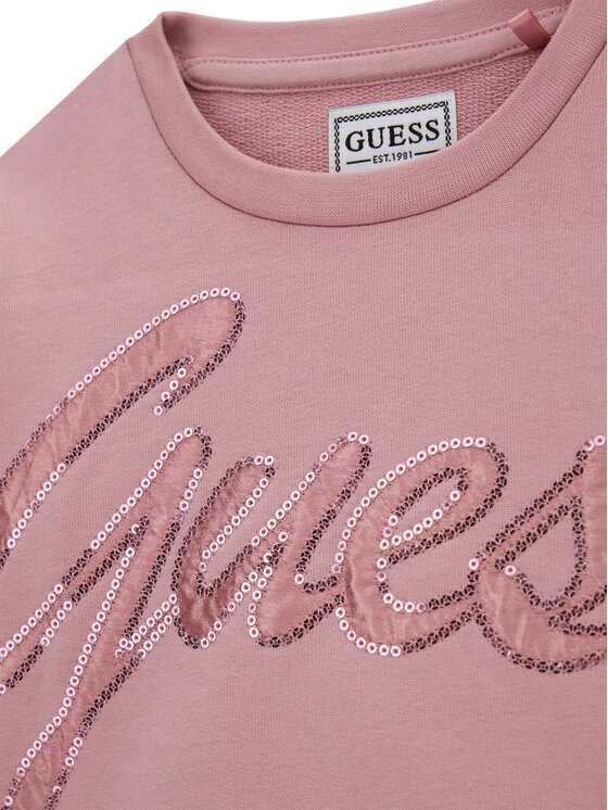 Guess Guess Φόρμα K6YG06 K4423 Ανοιχτό ροζ Regular Fit