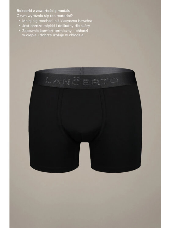 Lancerto Lancerto Bokserki NBI073126000002 Czarny