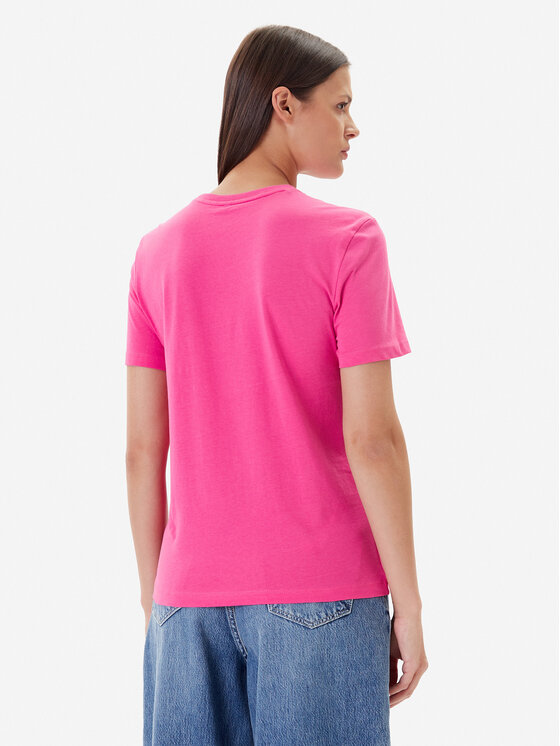ONLY ONLY Тишърт Fun Life 15349901 Розов Regular Fit