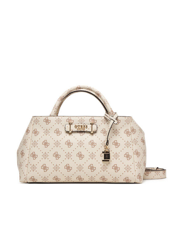 Guess Guess Táska Carrie Logo HWGP98 98060 Ekru