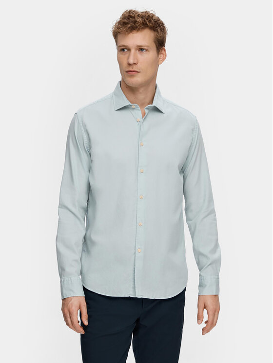 Selected Homme Selected Homme Marškiniai Regbond 16092566 Mėlyna Regular Fit