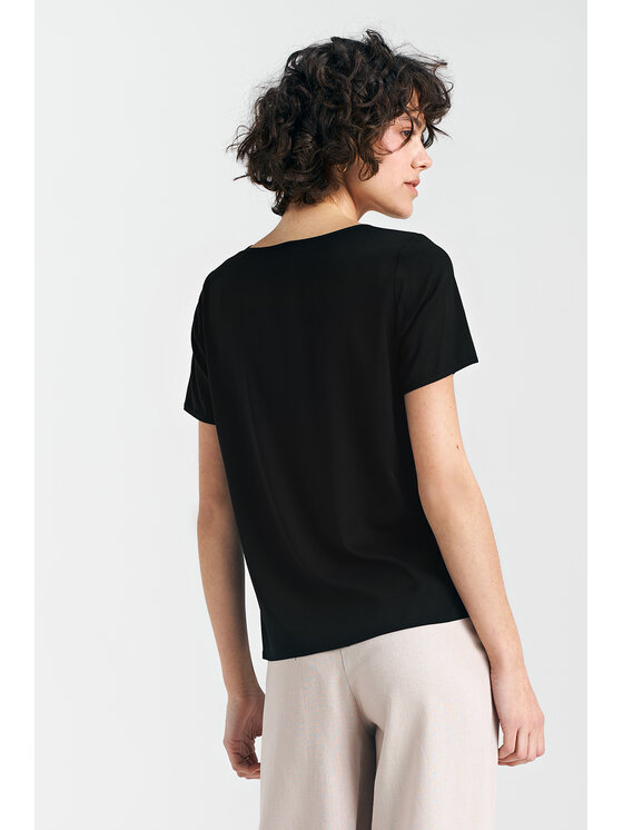 NIFE NIFE Halenka B185 Černá Regular Fit