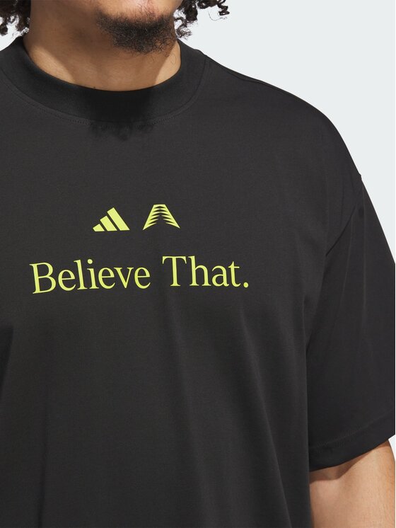 adidas adidas Koszulka techniczna 142145 Czarny Loose Fit
