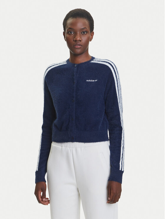 adidas adidas Kardigan Fluffy JW3644 Tamnoplava Regular Fit