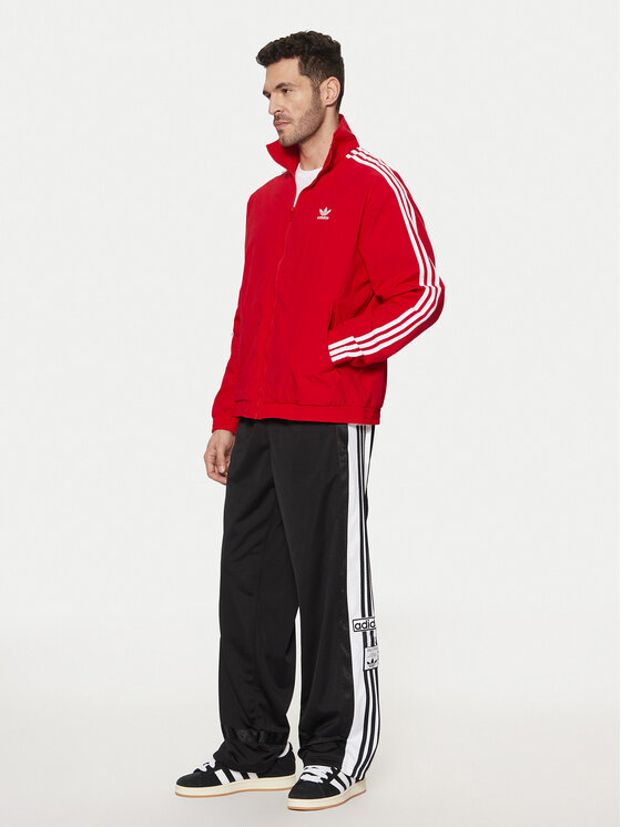 adidas adidas Majica dugih rukava adicolor Firebird IT2495 Crvena Loose Fit