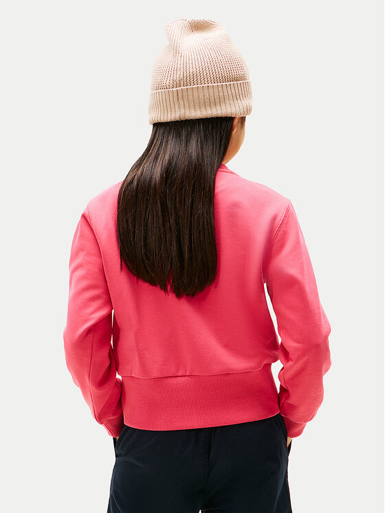 Tommy Hilfiger Tommy Hilfiger Суитшърт KG0KG08989 Розов Regular Fit