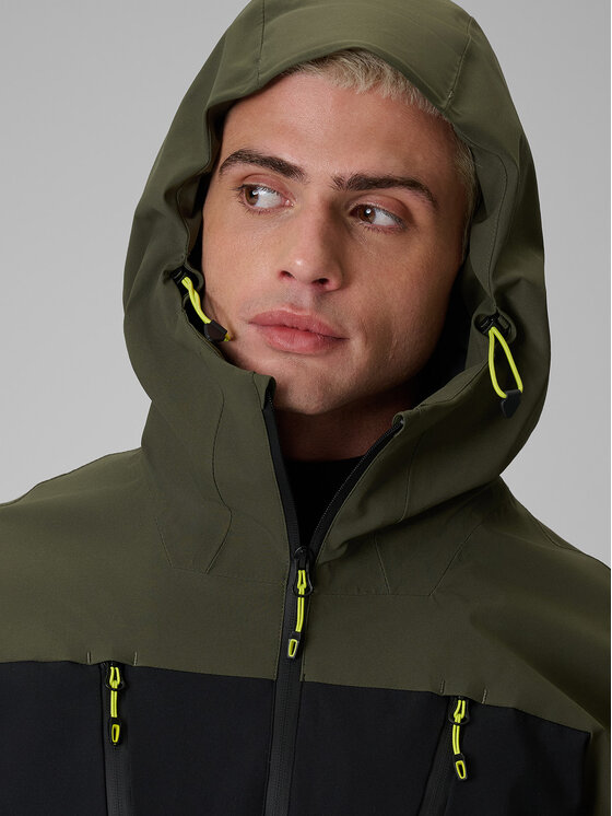 4F 4F Kurtka przejściowa CITY JACKETS Khaki Regular Fit