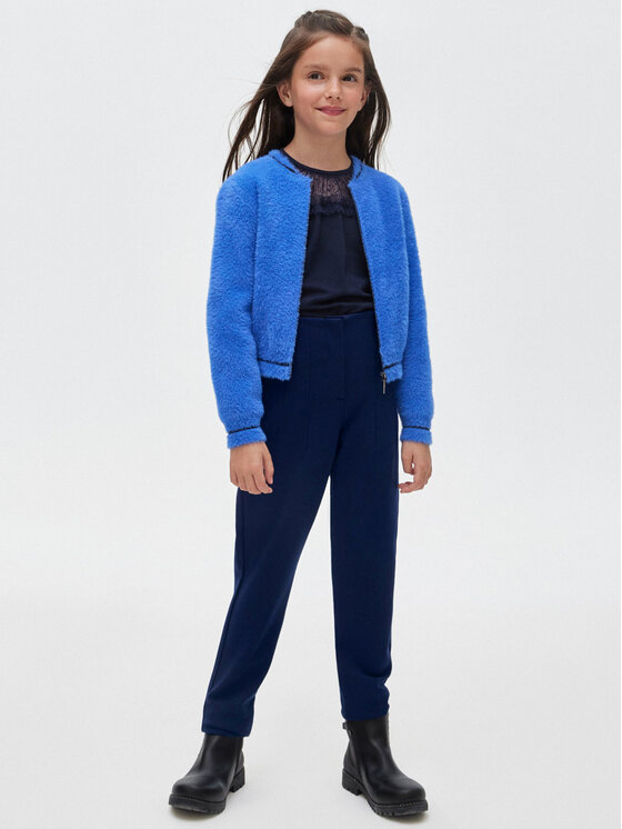 Mayoral Pantaloni din material 7.502 Bleumarin Regular Fit