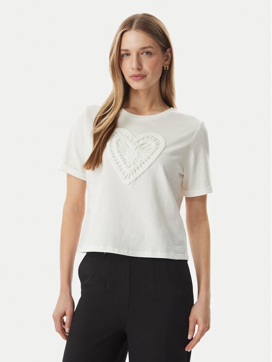 Morgan Tricou 261-DUROUJ Alb Regular Fit