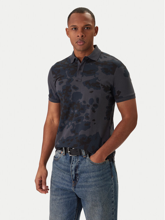 G-Star Raw G-Star Raw Polo Dunda D27035-C335 Granatowy Slim Fit