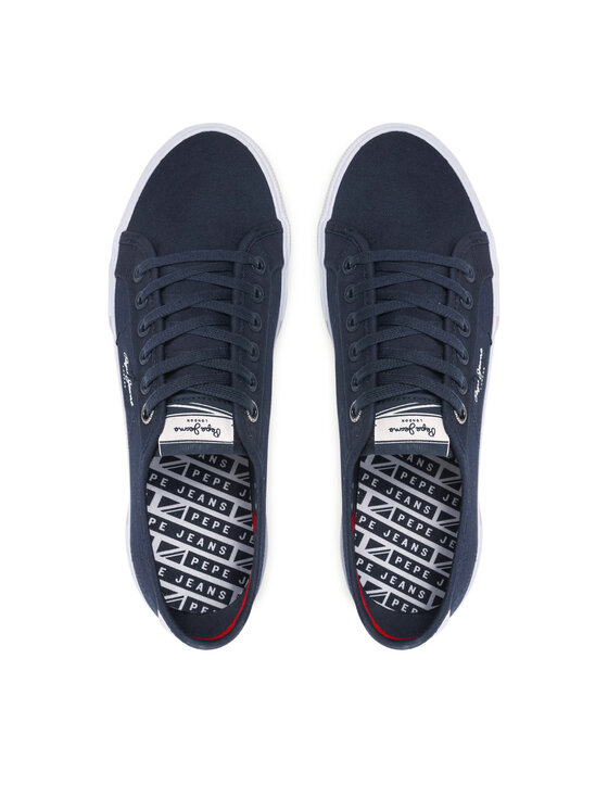 Pepe Jeans Pepe Jeans Πάνινα παπούτσια Brady Men Basic PMS30816 Σκούρο μπλε