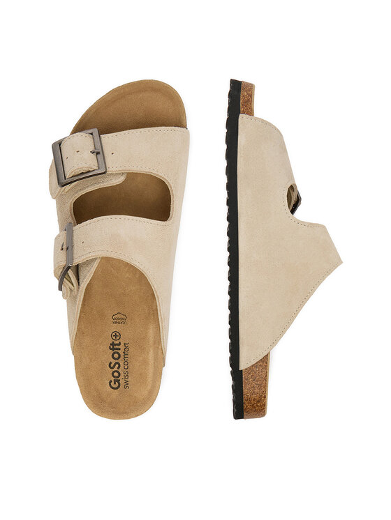 Go Soft Go Soft Ciabatte EOHP-ALMELO-01 Beige