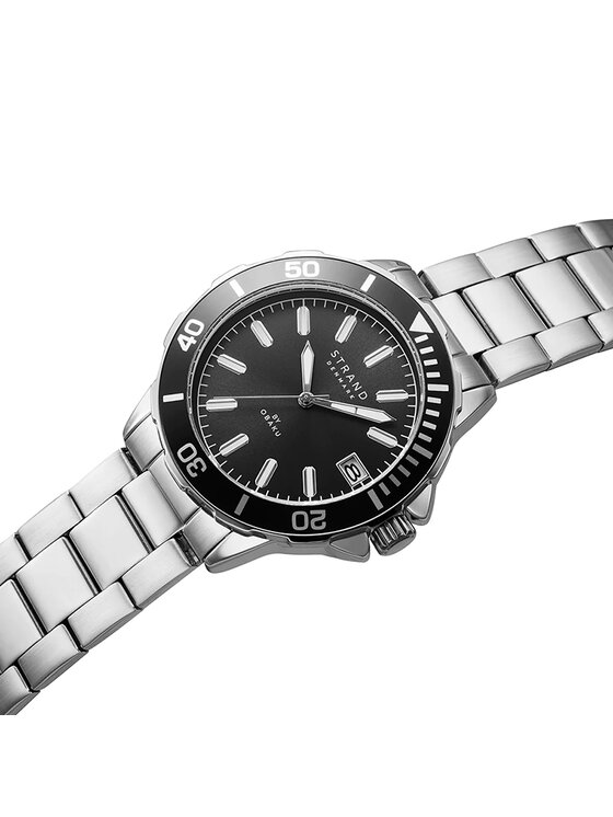 Strand Strand Zegarek S744GDCBSC Srebrny