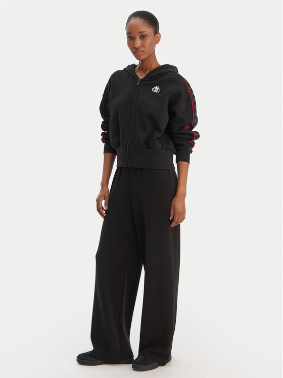 Kappa Kappa Світшот Banda Clarise 32261BW Чорний Regular Fit