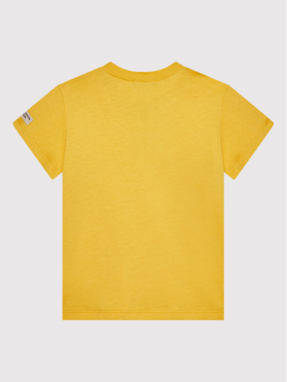 United Colors Of Benetton United Colors Of Benetton T-Shirt 3I1XG100M Żółty Regular Fit