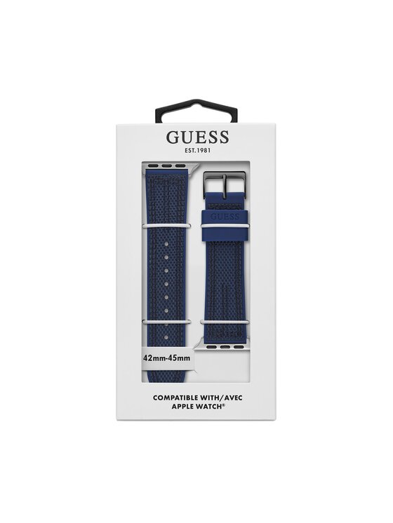 Guess Guess Csereszíj az Apple Watch-hoz CS3003S3 Sötétkék