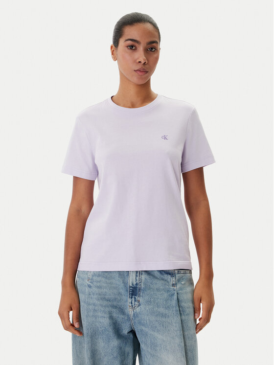 Calvin Klein Jeans Calvin Klein Jeans T-Shirt Monogram LV047B224G Violett Regular Fit